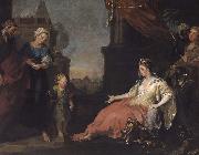 William Hogarth Pharaoh's daughter oil painting artist